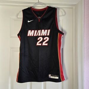Jimmy Butler Nike Miami Heat Youth Size L NBA Black Swingman Jersey Basketball‎